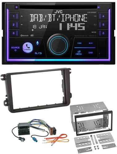 Jvc mp3 usb 2din dab - 2din, bluetooth